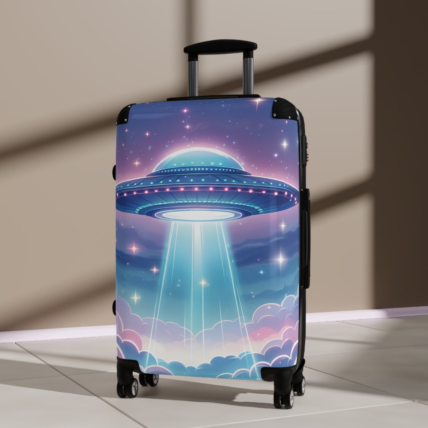 UFO Suitcase & Travel Bag - Blue / Purple