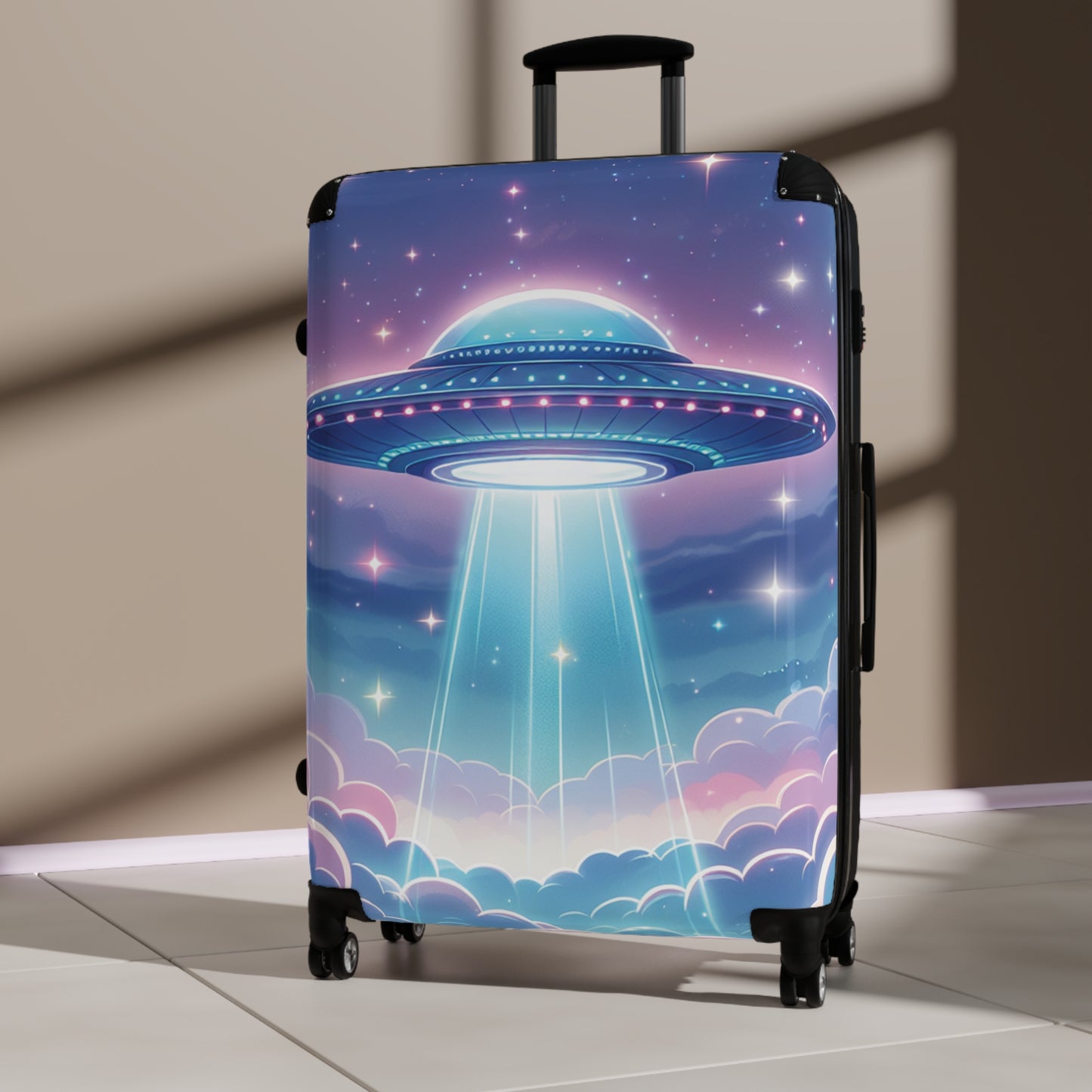 UFO Suitcase & Travel Bag - Blue / Purple
