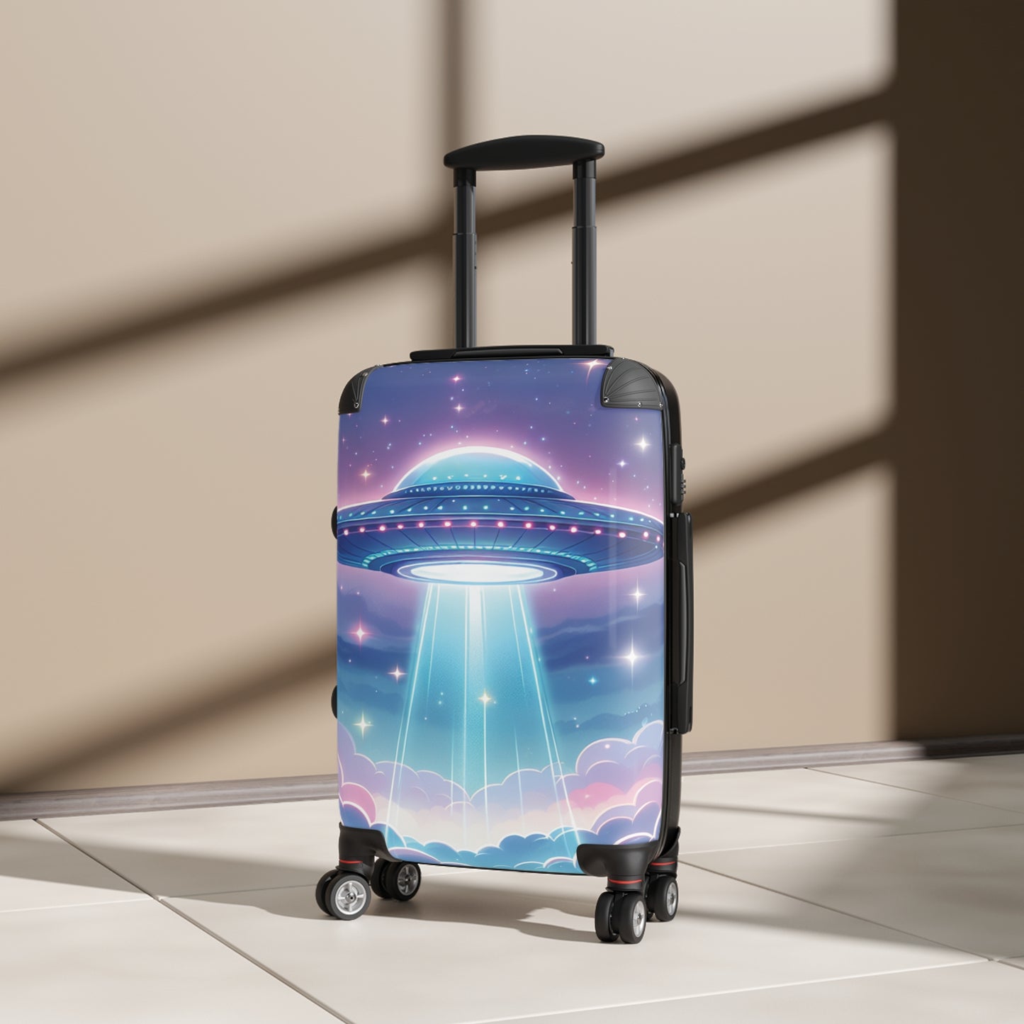 UFO Suitcase & Travel Bag - Blue / Purple
