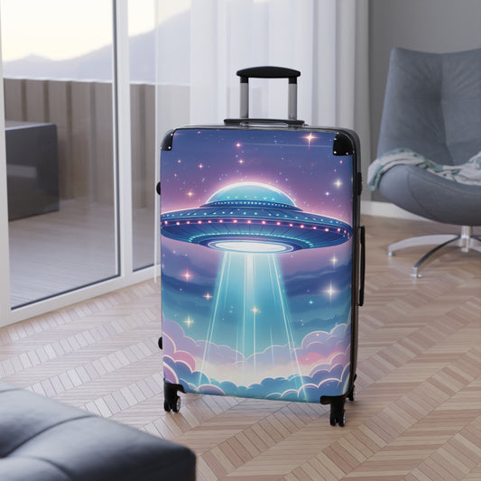 UFO Suitcase & Travel Bag - Blue / Purple